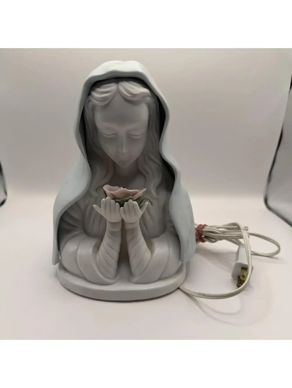 Figurine Madonna Virgin Mary Lamp Night Light